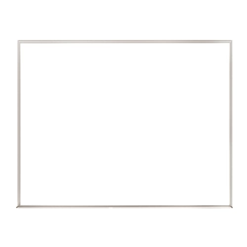 Ghent Non-Magnetic Whiteboard with Aluminum Frame, 3' X 4', White